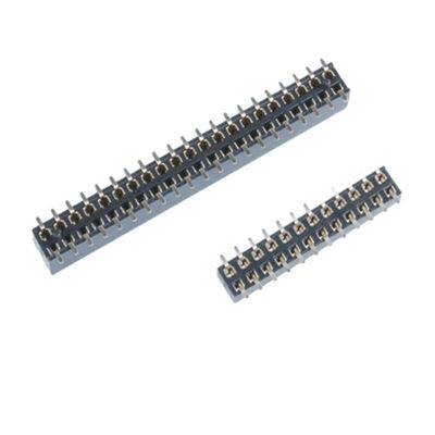2P-40P connecteur PCB à double rangée simple SMT Tête féminine 2,54 mm