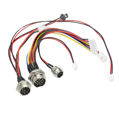 Connecteur M16 Assemblage de câble imperméable mâle et femelle monture frontale droite câblage