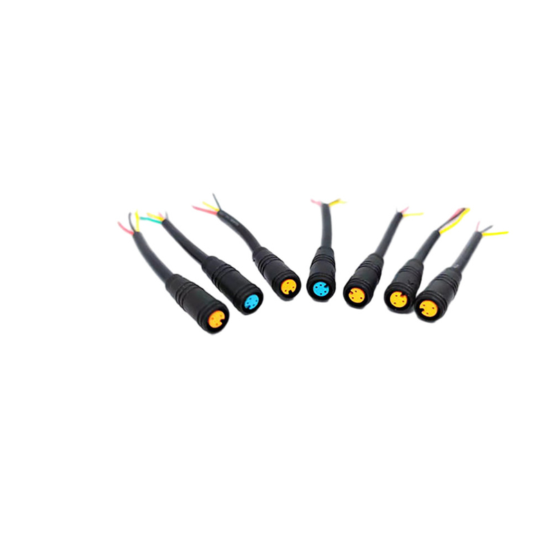 Conducteur en cuivre pur couleur personnalisée M6 alimentation par câble étanche extérieure pour équipement de détection de phare