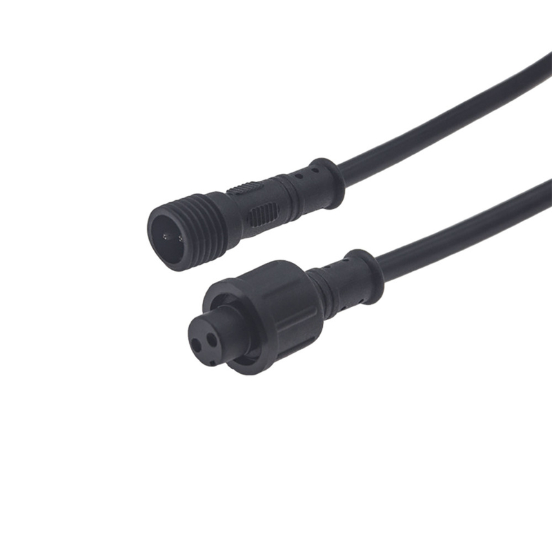 Bande imperméable de lumière de borne 4 Pin For LED de la borne 3 des câbles équipés de PVC M11 2