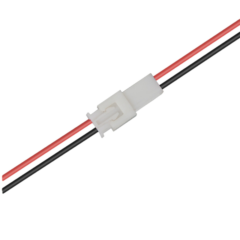 Assemblées de fil de câble de longueur de 200mm avec le matériel de cuivre pur de connecteur du lancement pH de 2.0mm