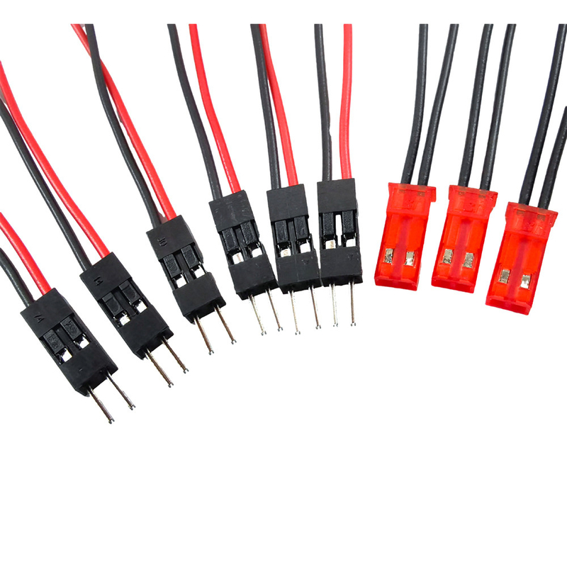 Lancement noir des Assemblées 2.54mm de fil de câble de couleur à 2.80mm avec le connecteur de Dupont