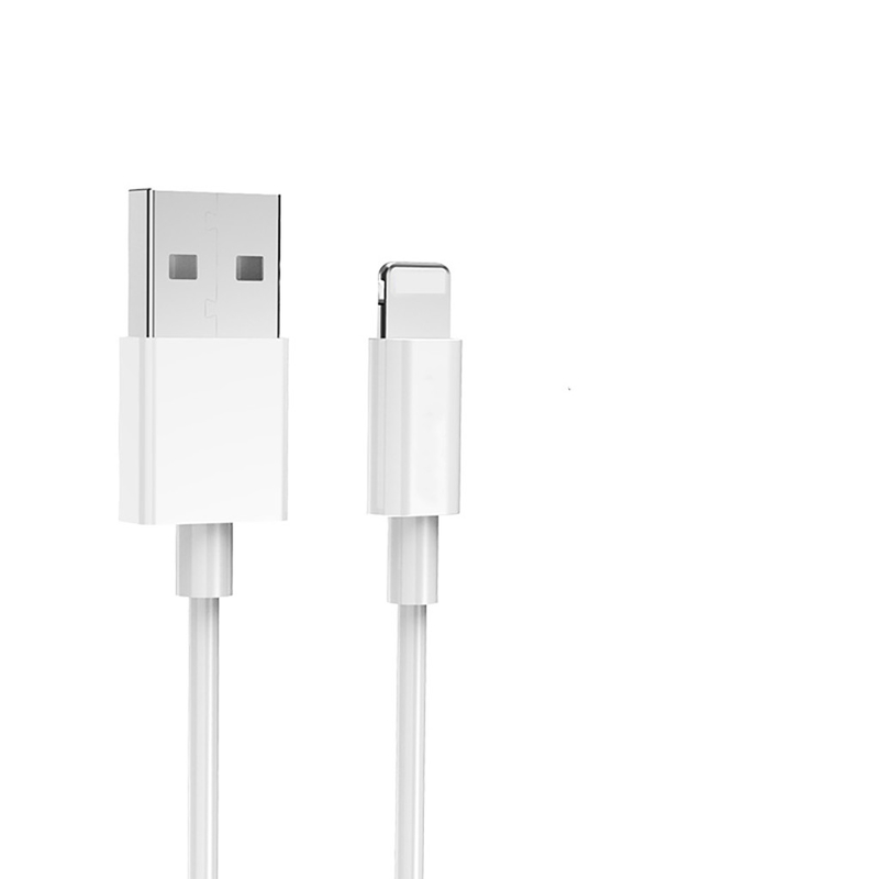 Câble de données de remplissage de PVC USB d'ODM d'OEM 2.4A pour Iphone chargeant rapidement