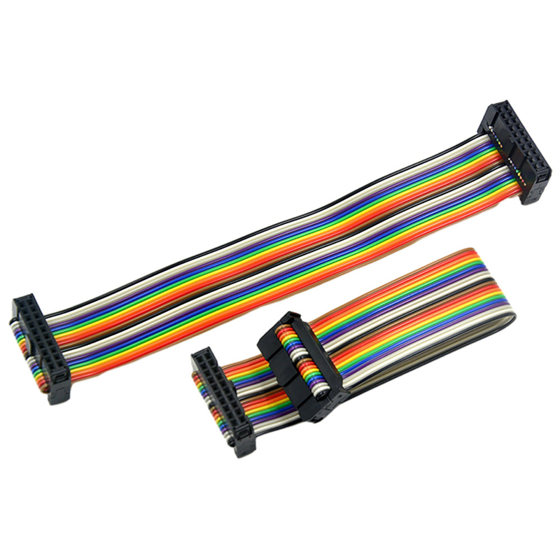 Les câbles équipés de la couleur IDC d'arc-en-ciel, lancement de 2mm câble 40 le Pin de la borne 60 de la borne 50