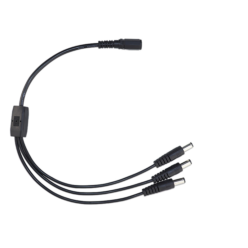 Prise des câbles équipés d'alimentation CC de DC5521 DC5525 5.5×2.5 millimètre pour ouvrir l'adaptateur de puissance