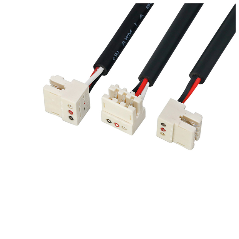 câbles équipés de la longueur IDC de 30cm avec le connecteur d'alimentation beige de Lumberg 3515 de couleur