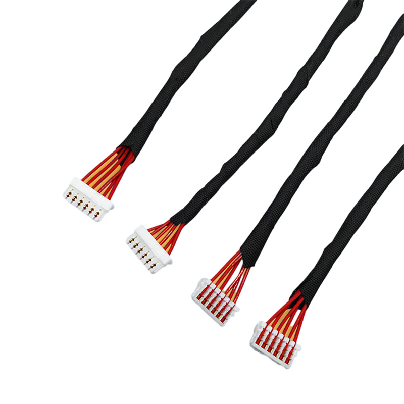 mesure du harnais AWG30 de fil du lancement IDC de 1.0mm avec le connecteur de JST SSR IDC