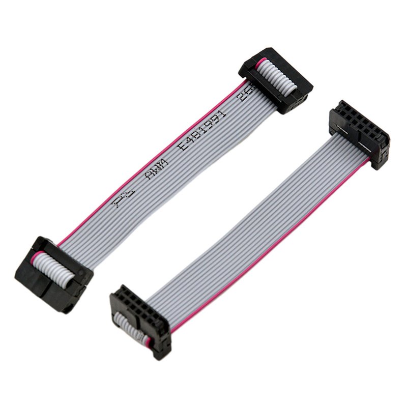 Câbles équipés plats du ruban IDC avec borne 6 Pin Connector de la rangée 2x3 de lancement de 2.00mm la double