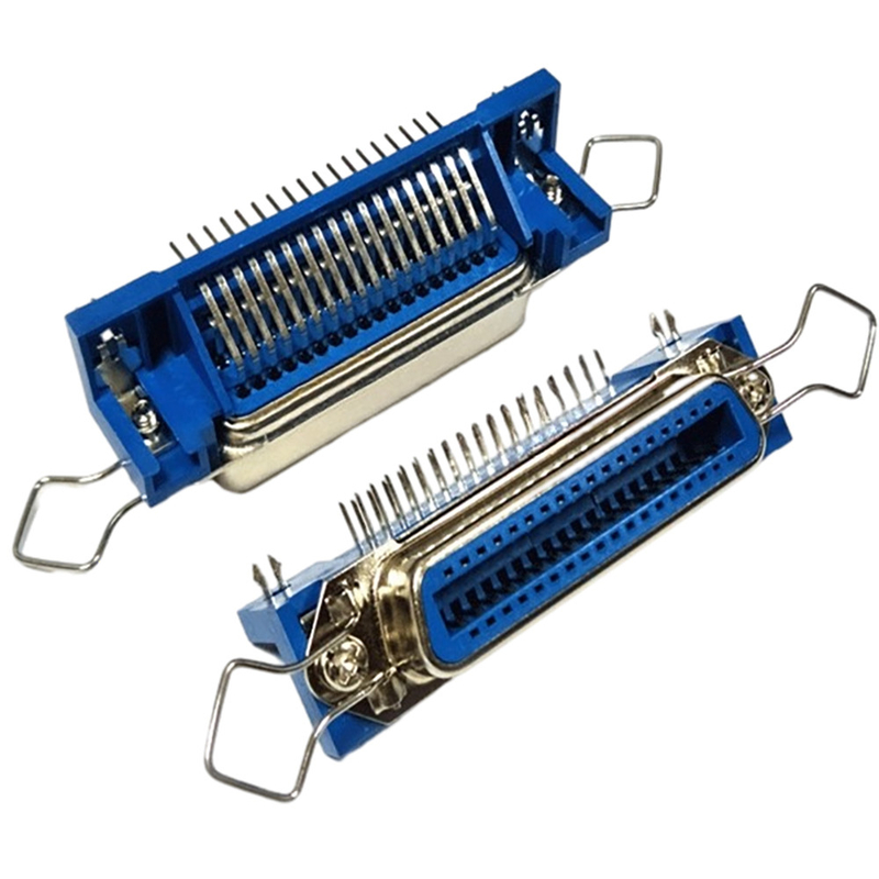 Connecteur Centronics de bord hommes-femmes de carte PCB 57 séries avec le type imprimante Socket d'IMMERSION