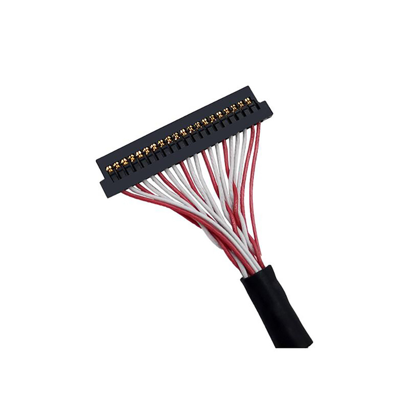Assemblée de harnais de fil de multiconducteur de câble 32AWG pour des contacts de connecteur